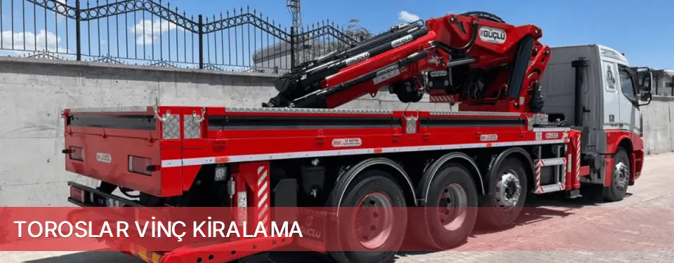 Toroslar İlçemi Vinç Kiralama